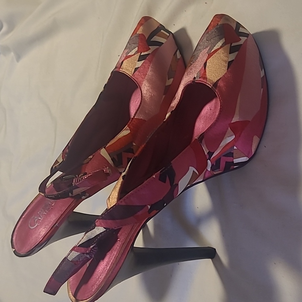 4.1/2" Funky Fun Sling Back High Heels